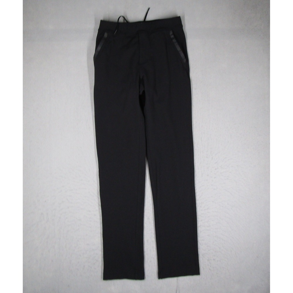 Lululemon ABC Jogger Pants Mens Medium Black Drawstring Zip Pockets Activewear